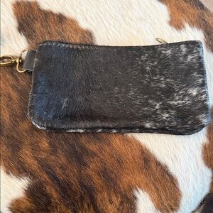 Cowhide Leather Keychain Wallet